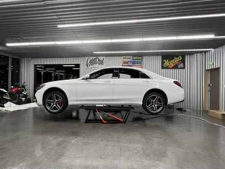 벤츠S63 AMG 다이아몬드화이트 광주 자동차 랩핑 +신형컨버전 / 광주 광산구 월전동