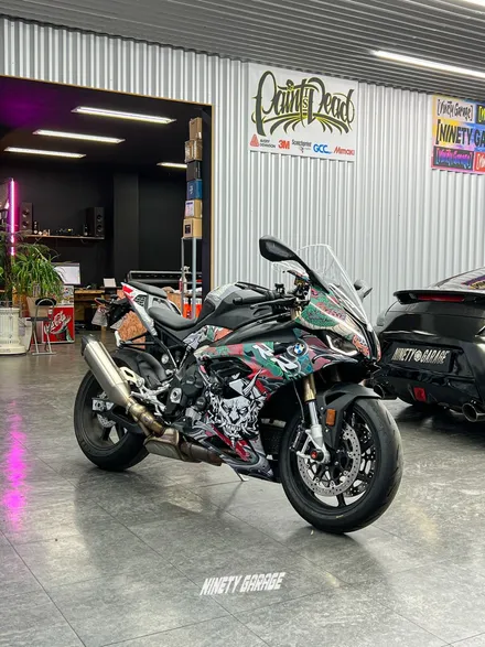 BMW s1000rr 광주 바이크 랩핑 이레즈미 디자인으로 세상에 하나뿐인 바이크가 되었다. / 광주 광산구 월전동