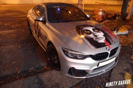 할로윈데이 제대로 놀아봅시다. (feat.BMW m4 랩핑) / 광주 광산구 월전동