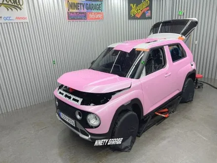 광주랩핑 캐스퍼랩핑 사쿠라핑크 \'핑크색 캐스퍼\' 만들기 / 광주 광산구 월전동