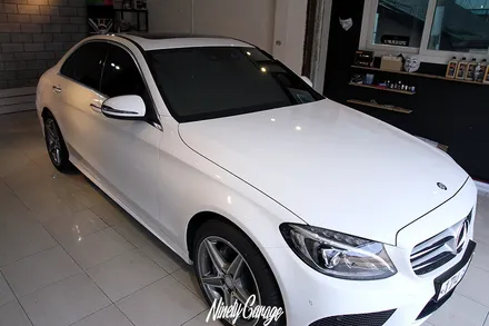 벤츠 C200 AMG line 출고와 동시에 루프스킨 광주 나인티게러지 / 광주 광산구 월전동