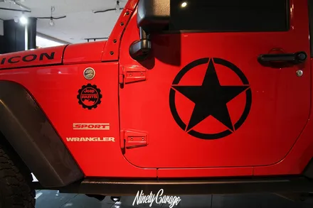 볼수록 매력있는 지프 랭글러 스포츠 jeep데칼+PPF+랩핑 광주 나인티게러지 / 광주 광산구 월전동