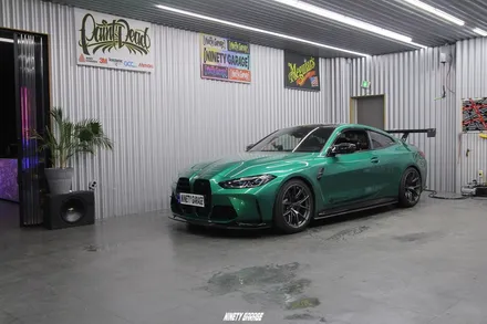BMW M4(g82) 광주ppf 카본파츠 보호필름작업+apr스포일러 윙 / 광주 광산구 월전동