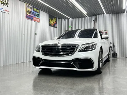 벤츠S63 AMG 다이아몬드화이트 광주 자동차 랩핑 +신형컨버전 / 광주 광산구 월전동