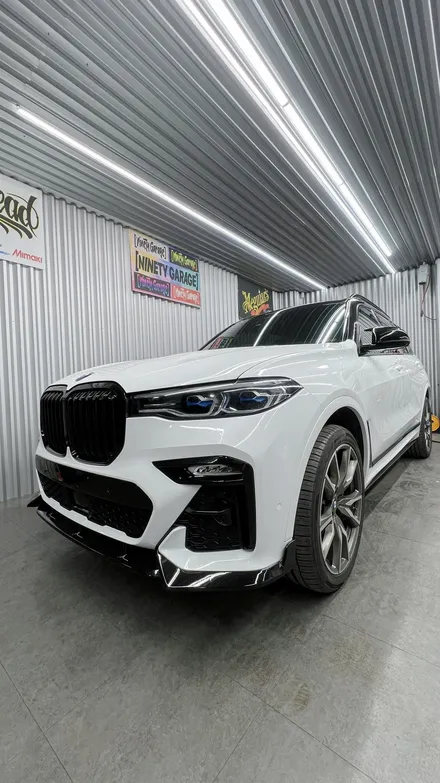 광주 랩핑 BMW X7 고광택랩핑 블랙에서 화이트로 / 광주 광산구 월전동