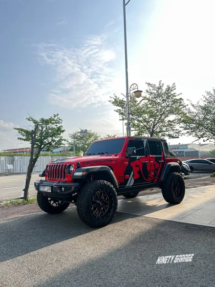지프 랭글러데칼 FOX 한국 데모카 랭글러 랩핑 광주 나인티게러지 / 광주 광산구 월전동