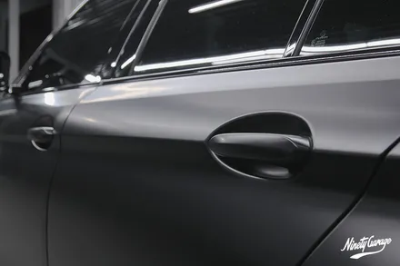 광주랩핑 BMW 520d G30 사틴블랙 풀 랩핑 / 광주 광산구 월전동