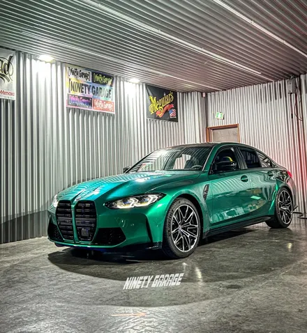 BMW M3(G80) 광주랩핑 아일오브맨그린 랩핑 / 광주 광산구 월전동