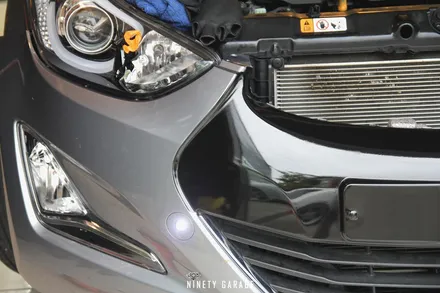 아반떼MD 튜닝 콧수염 랩핑.광주 나인티게러지 / 광주 광산구 월전동