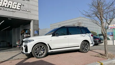 광주 랩핑 BMW X7 고광택랩핑 블랙에서 화이트로 / 광주 광산구 월전동
