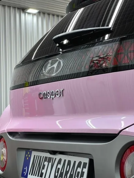 광주랩핑 캐스퍼랩핑 사쿠라핑크 \'핑크색 캐스퍼\' 만들기 / 광주 광산구 월전동