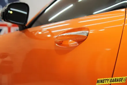 광주 랩핑 튜닝샵에서 벤츠AMG GTs +오렌지 전체랩핑 / 광주 광산구 월전동