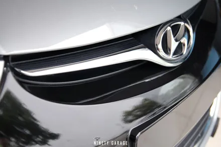 아반떼MD 튜닝 콧수염 랩핑.광주 나인티게러지 / 광주 광산구 월전동