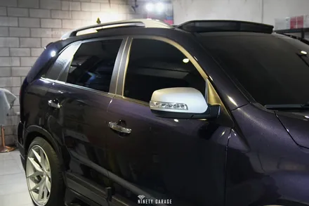 아우디 사이드미러 느낌으로 뉴쏘렌토R 랩핑 / 광주 광산구 월전동