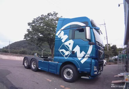 만트럭(MAN트럭) 뉴TGX 추레라 \'MAN\'데칼 광주 랩핑스튜디오 나인티게러지 / 광주 광산구 월전동