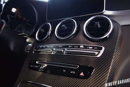 벤츠 GLC220d 카본으로 실내랩핑 카스킨 광주 나인티게러지 / 광주 광산구 월전동