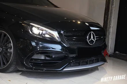 오께이~ 벤츠A45amg 그릴(Black)랩핑 광주 나인티게러지 / 광주 광산구 월전동
