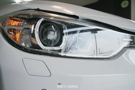 BMW 320d 헤드라이트 보호를위해 PPF.광주 나인티게러지 / 광주 광산구 월전동