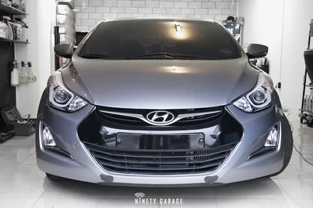 아반떼MD 튜닝 콧수염 랩핑.광주 나인티게러지 / 광주 광산구 월전동