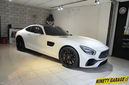 광주 랩핑 튜닝샵에서 벤츠AMG GTs +오렌지 전체랩핑 / 광주 광산구 월전동