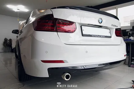 BMW 320d 사이드미러+디퓨져 랩핑.광주 나인티게러지 / 광주 광산구 월전동