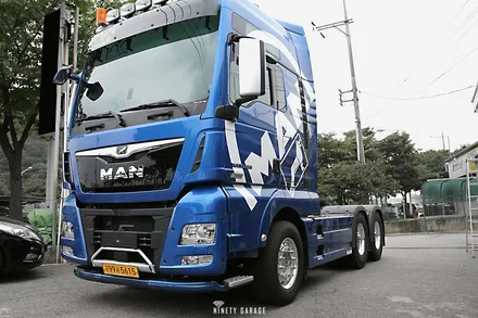 만트럭(MAN트럭) 뉴TGX 추레라 \'MAN\'데칼 광주 랩핑스튜디오 나인티게러지 / 광주 광산구 월전동