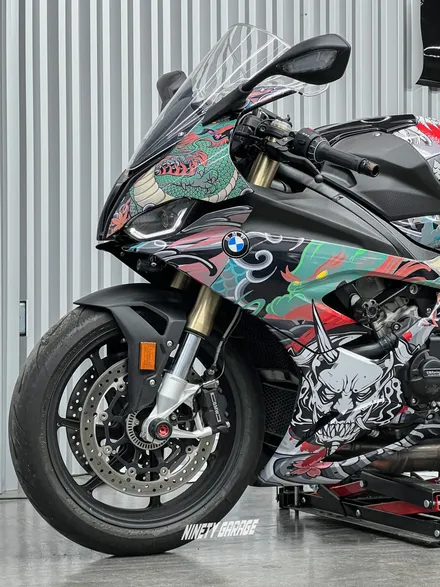BMW s1000rr 광주 바이크 랩핑 이레즈미 디자인으로 세상에 하나뿐인 바이크가 되었다. / 광주 광산구 월전동