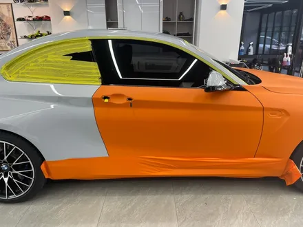 남양주랩핑 BMW M2 에이버리 무광 오렌지 전체랩핑 / 남양주, 구리, 하남