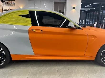남양주랩핑 BMW M2 에이버리 무광 오렌지 전체랩핑 / 남양주, 구리, 하남