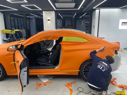 남양주랩핑 BMW M2 에이버리 무광 오렌지 전체랩핑 / 남양주, 구리, 하남