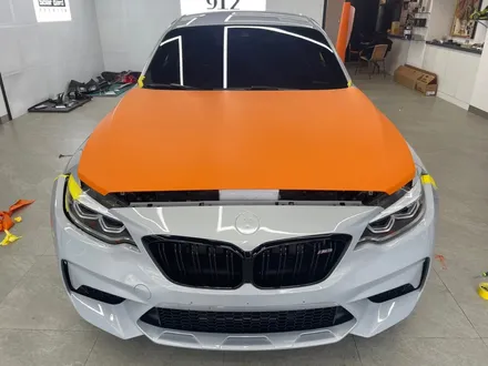 남양주랩핑 BMW M2 에이버리 무광 오렌지 전체랩핑 / 남양주, 구리, 하남