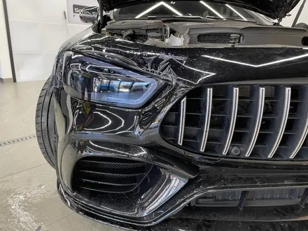 남양주 다산 벤츠 AMG GT43 / 랩핑제거, 솔라가드 프리미엄 퀀텀, 헤드라이트 스모그 PPF 시공 - 912 - / 남양주, 구리, 하남