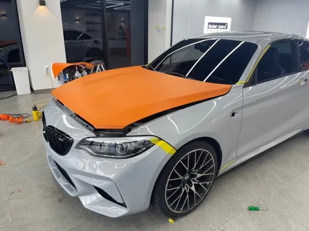 남양주랩핑 BMW M2 에이버리 무광 오렌지 전체랩핑 / 남양주, 구리, 하남