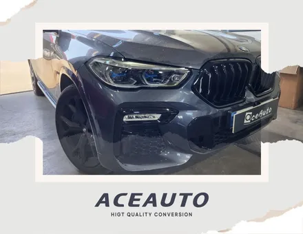 BMW X6 G06 신형개조 LED 헤드라이트에서 정품 레이저 헤드라이트 교체 코딩으로 모등 기능 활성화 경고등 없이 컨버전 완료