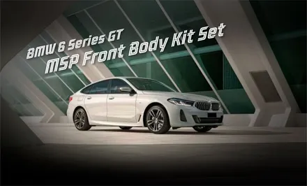 BMW 6GT 신형개조 MSP(M Sports Packge) 전면 바디킷 세트로 한층 강인하고 세련된 전면부를 연출해보세요