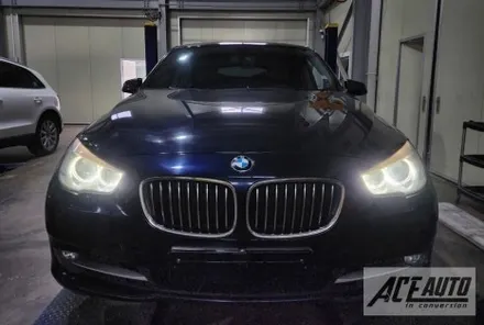 BMW 5GT 신형개조 후기형 6GT 스타일 헤드라이트 신형 컨버전