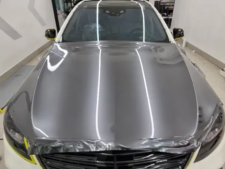 벤츠 자동차전체랩핑 S63 AMG 메탈다크그레이 / 서울 강동구 성내동