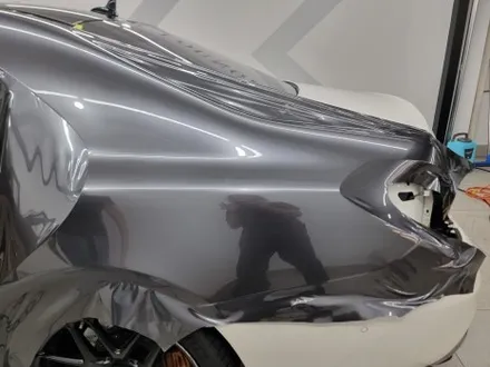 벤츠 자동차전체랩핑 S63 AMG 메탈다크그레이 / 서울 강동구 성내동