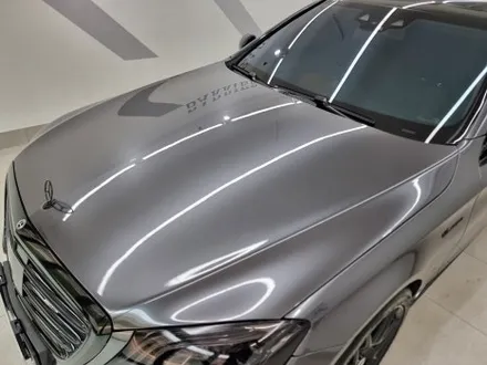 벤츠 자동차전체랩핑 S63 AMG 메탈다크그레이 / 서울 강동구 성내동