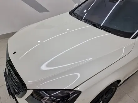 벤츠 자동차전체랩핑 S63 AMG 메탈다크그레이 / 서울 강동구 성내동
