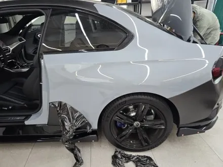 bmw m240i 그린랩핑 재시공, 베리어 라운지에서 고민 해결! / 서울 강동구 성내동