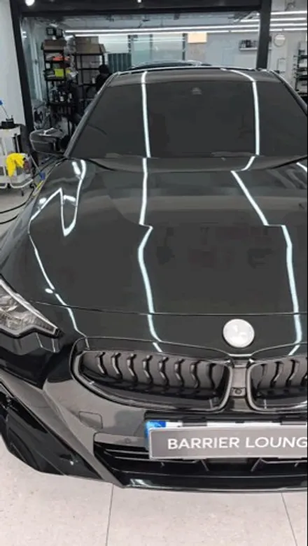 bmw m240i 그린랩핑 재시공, 베리어 라운지에서 고민 해결! / 서울 강동구 성내동