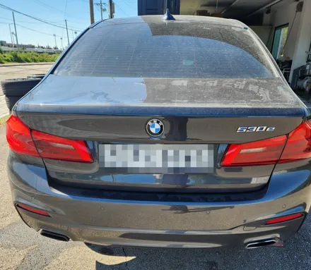 BMW 530e 다이아몬드 커팅 휠 복원:동탄 휠 수리 및 휠 복원 / 화성시 금곡동