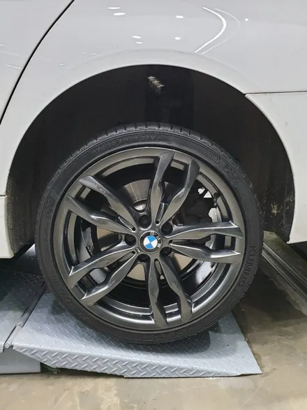 M550D 고스트크롬 도색 - 동탄 휠수리, 도색 전문점 휠테크 / 화성시 금곡동