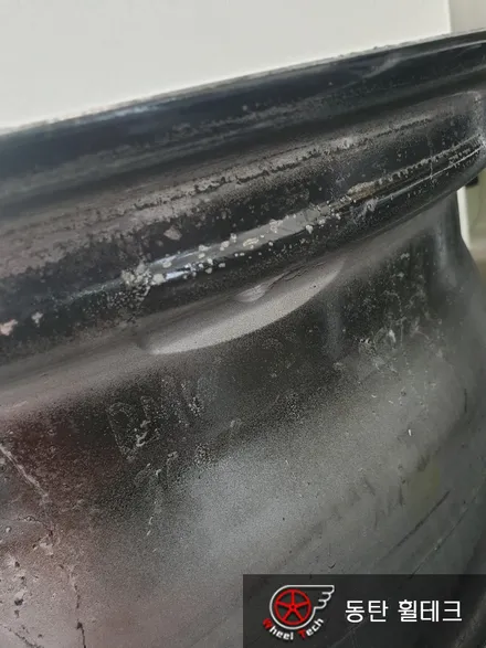 [휠도색]BMW 320D 18인치 순정휠 블랙유광 휠 재도색 - 동탄 휠수리복원 휠도색 전문점 휠테크 / 화성시 금곡동