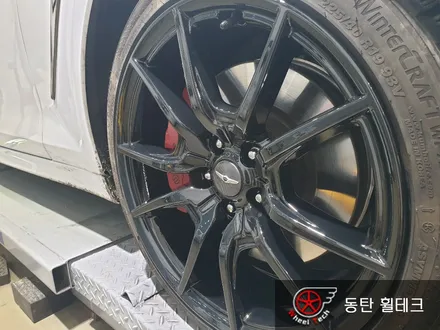 [휠복원/도색]제네시스 G70 19인치 다이아몬드 컷팅휠 복원/도색 - 화성/동탄 휠 전문점 휠테크 / 화성시 금곡동