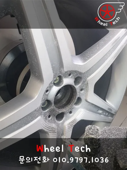 벤츠 S500 AMG 19인치 순정휠 다이아몬드컷팅 복원 - 휠 복원/휠 수리[동탄 휠수리복원 전문점 휠테크] / 화성시 금곡동