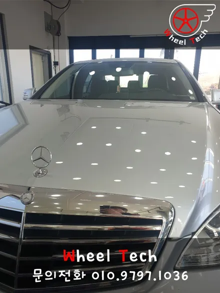 벤츠 S500 AMG 19인치 순정휠 다이아몬드컷팅 복원 - 휠 복원/휠 수리[동탄 휠수리복원 전문점 휠테크] / 화성시 금곡동