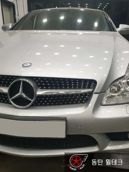CLS 350 AMG 19인치 [다이아몬드 커팅] 휠수리 & 골드 [캘리퍼도색] - 화성 동탄/동탄신도시, 수원, 오산 휠전문점 휠테크 / 화성시 금곡동