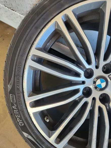 BMW 530e 다이아몬드 커팅 휠 복원:동탄 휠 수리 및 휠 복원 / 화성시 금곡동